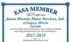 James Electric EASA Membership