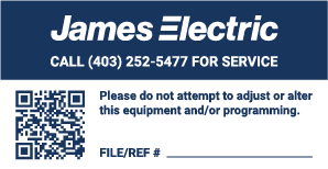 James Electric Reference Number